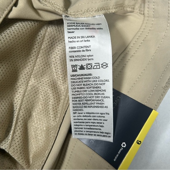 Eddie Bauer Women's Tan Rolled Hem Bermuda Shorts - Picture 11 of 11